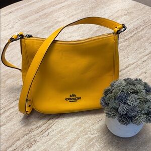 Coach Ellie File Shoulder Bag in Sunflower Yellow